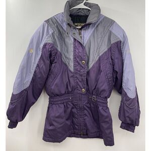 Womens Vintage Descente Ski Coat Jacket Sz 12